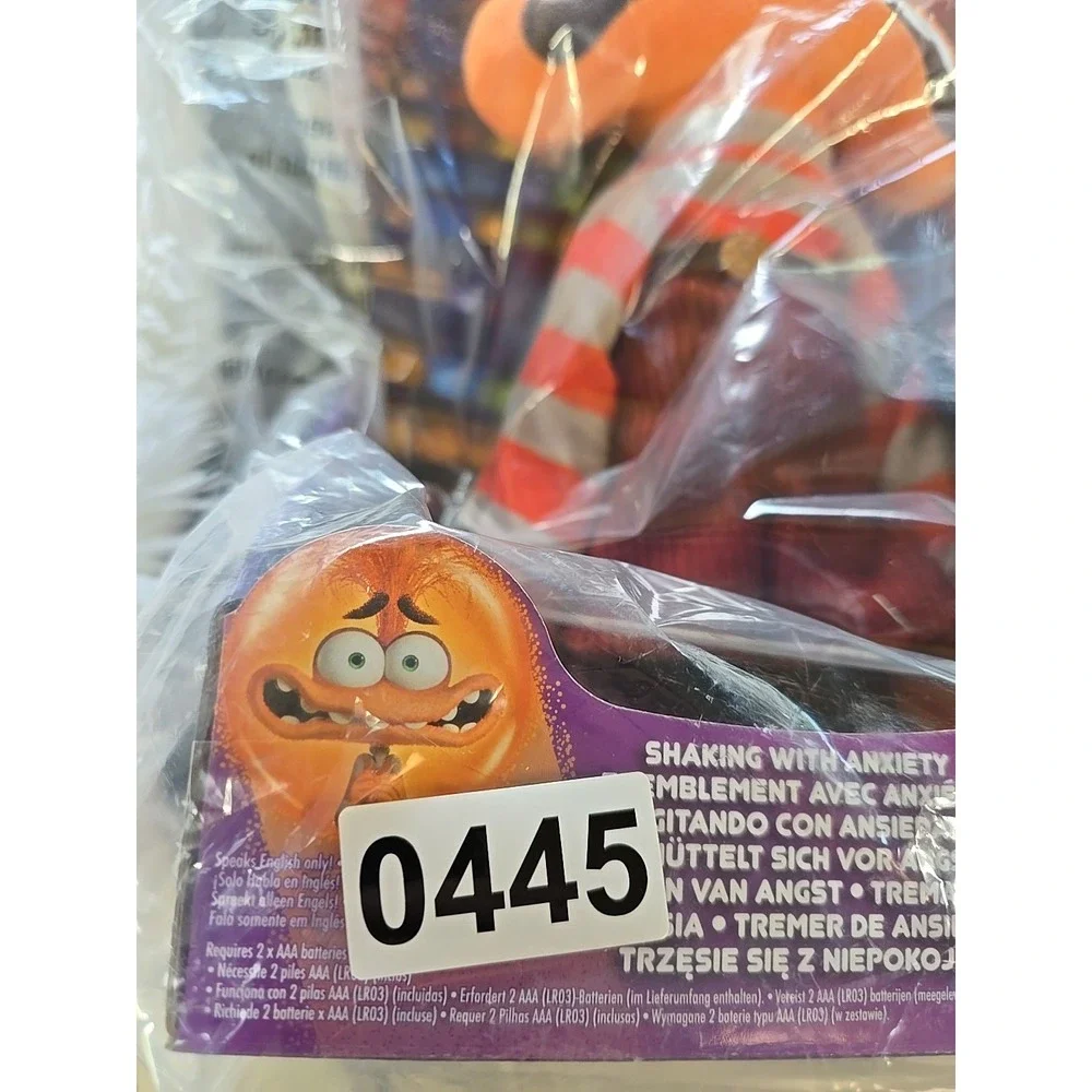 Just Play 45514 Disney and Pixar Inside Out 2 Shaking with Anxiety Feature Plush